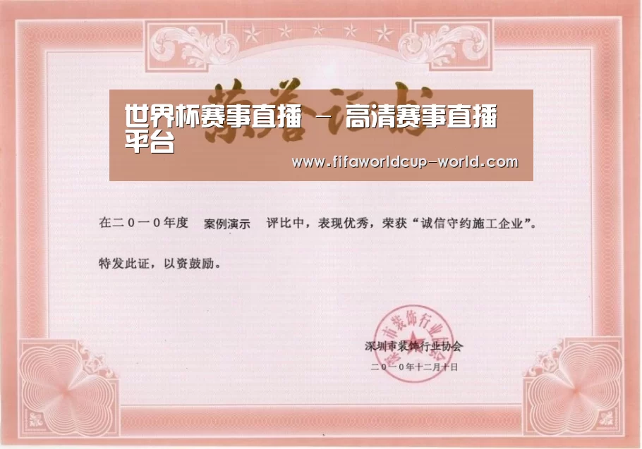 荣誉证书二